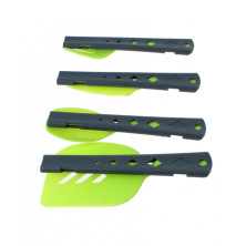 Набір столових приборів з лопаткою Summit 4pc Cutlery & Spatula Set Lime (4 предмета)
