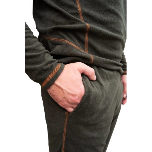 Термобілизна чоловіча Tramp Microfleece комплект (футболка+штани) olive UTRUM-020, UTRUM-020-olive-XL