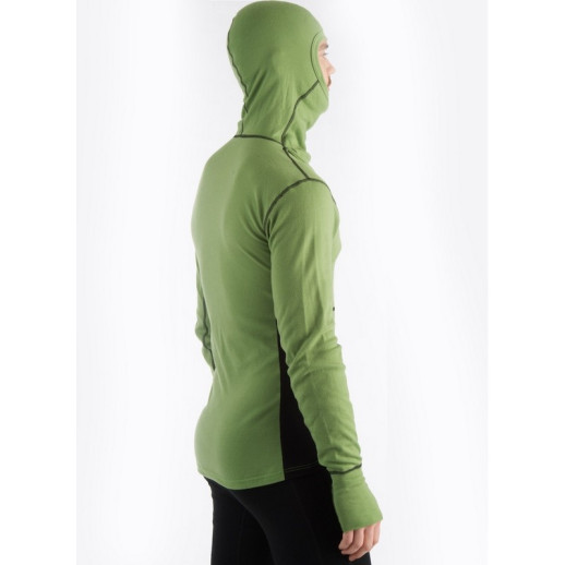 Худі чоловіче Aclima WarmWool Hood Sweater Man Forest Green /Black M