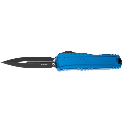 Ніж Microtech Cypher II D/E Black Standard blue