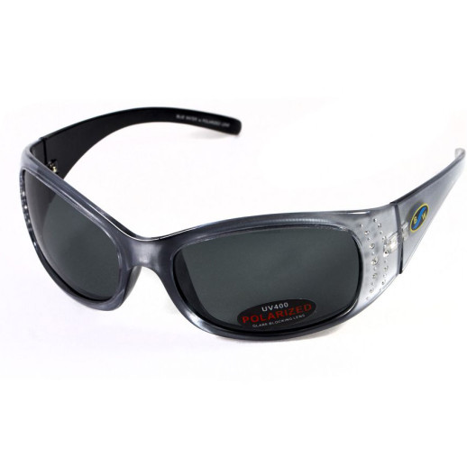 Окуляри BluWater Biscayene Silver Polarized (gray) чорні