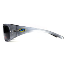 Окуляри BluWater Biscayene Silver Polarized (gray) чорні