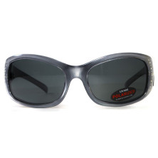 Окуляри BluWater Biscayene Silver Polarized (gray) чорні
