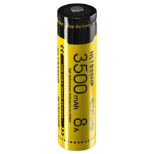 Акумулятор літієвий Li-Ion 18650 Nitecore NL1835HP 3.6 V 8A, 3500mAh, захищений