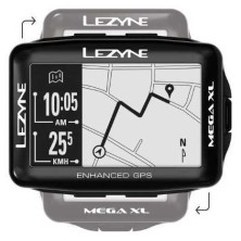 Комп'ютер Lezyne Mega XL GPS чорний