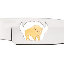 Ніж Бак Burlwood, Латунь & Золото Авангард