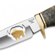 Ніж Бак Burlwood, Латунь & Золото Авангард