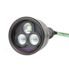 Ліхтар для дайвінгу Ferei W153 1хcree XM-L2 (Cool White) 2xcree XP-E (Red)