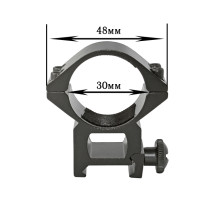Кріплення на зброю для ліхтаря 30 GK 2 screws (планка Вівера 17.5 мм)