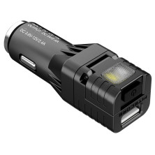 Ліхтар від прикурювача + автомобільний зарядний пристрій Nitecore VCL10