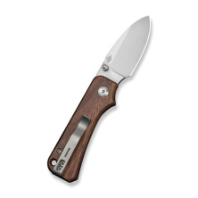 Ніж складаний кишеньковий Civivi Baby Banter Slip Joint (6 см) Nitro-V / Wood натуральний