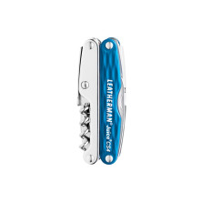 Мультитул Leatherman Juice CS4 - Columbia blue зі шкіряним чохлом