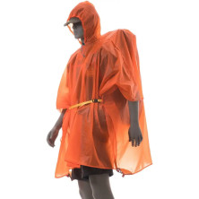 Плащ-дощовик 3 в 1 3F Ul Gear Poncho 210T Upgrade Короткий рукав Помаранчевий