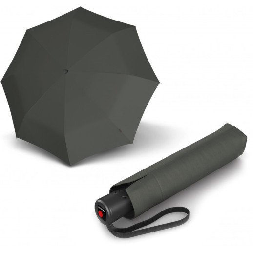 Парасолька Knirps A. 200 Dark Grey Авто /складаний /8спіц /D97x28см
