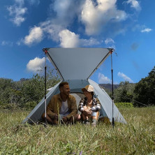 Намет чотиримісний Naturehike P-Series CNK2300ZP028, світлий сірий