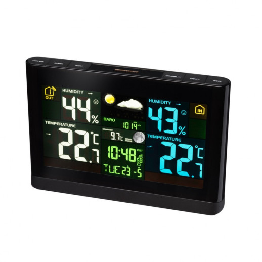 Метеостанція Bresser Colour THBM, чорний, (7007900CM3000)