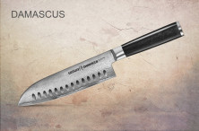 Ніж кухонний Samura Damascus Сантоку, 175 мм, SD-0094