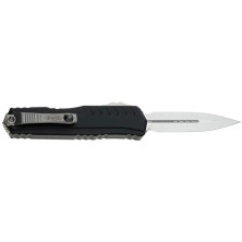 Ніж Microtech Cypher II Double Edge Stonewash Standard black