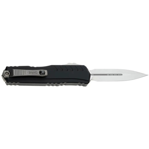 Ніж Microtech Cypher II Double Edge Stonewash Standard black