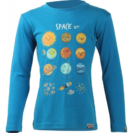 Термофутболка Lasting AVE 5151 блакитна, дитяча 120