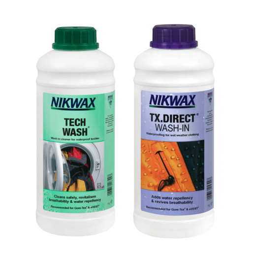 Набір Nikwax Twin Pack (Tech Wash 150ml + TX Direct 100ml)