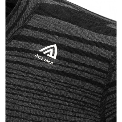 Термокофта чол. Aclima WarmWool 200 Crew Neck M's Black Motion S