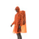 Плащ-дощовик 3 в 1 3F Ul Gear Poncho 210T Довгий рукав Помаранчевий