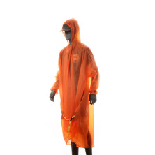 Плащ-дощовик 3 в 1 3F Ul Gear Poncho 210T Довгий рукав Помаранчевий