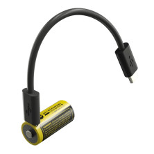 Акумулятор літієвий Li-Ion RCR123A Nitecore NL169R 3.6V (950mAh, USB-C), захищений