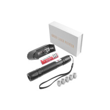 Лазерна указка Police Зелена HJ-305, 5 насадок