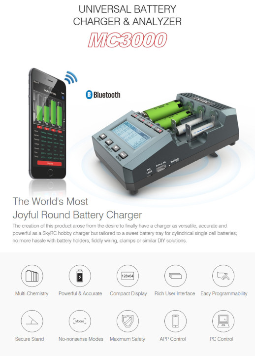 Зарядний пристрій SkyRC MC3000
