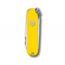 Ніж-брелок Victorinox Classic SD Colors, Sunny Side, Gift Box (0.6223.8 G) 7 функцій, 58 мм, жовтий