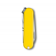 Ніж-брелок Victorinox Classic SD Colors, Sunny Side, Gift Box (0.6223.8 G) 7 функцій, 58 мм, жовтий