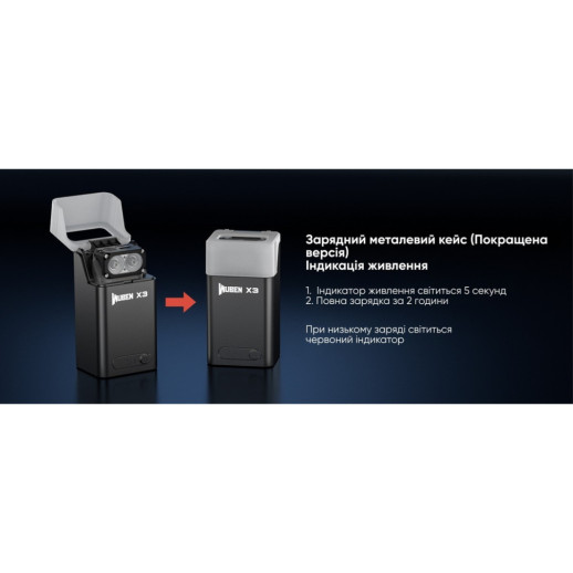 Ліхтар Wuben X3 Pro, чорний