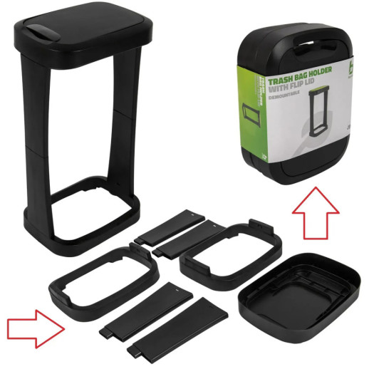 Корзина для сміття складана Bo-Camp Flip Lid 120L Black (6315225)
