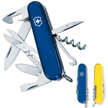 Ніж Victorinox Climber Ukraine 91мм/14функ/син-жовт