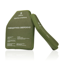 Керамічні бронеплити 5-го класу. Вага 2.9 кг.Розмір  L. Карбід кремнію