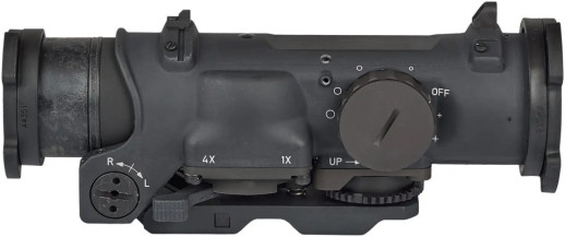 Приціл ELCAN Specter DR 4x/1x DFOV14-L1 (для калібру 5.56), A.R.M.S. Adj. Flip Cover&ARD