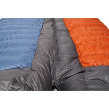 Спальний мішок Exped Comfort 400 L, синій, ліва блискавка