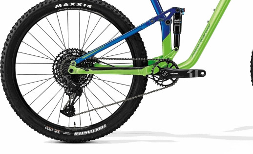 Велосипед Merida 2020 one-forty 400 xl Світло-зелений /глянцевий синій