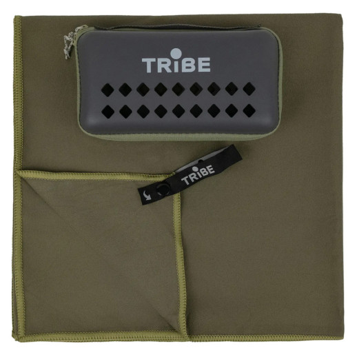 Рушник з мікрофібри Tribe Pocket Towel 75х150 см T-LC-0001-XL, army-green