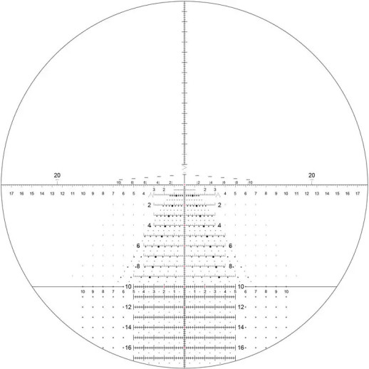Приціл Nightforce NX8 2.5-20x50 F1 ZeroS СW-ILL. Сітка TReMoR3 з підсвічуванням. Dark Earth