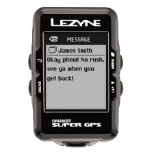 Комп'ютер Lezyne SUPER GPS HRSC LOADED Y12 чорний