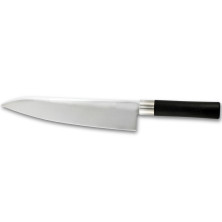 KAN kanetsugu Japanese hocho chef's Knife 210mm Black Plastic Handle (4005)