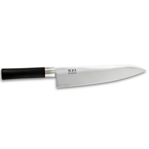 KAN kanetsugu Japanese hocho chef's Knife 210mm Black Plastic Handle (4005)