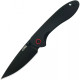 Ніж CJRB Feldspar Black Blade, AR-RPM9 Steel, чорний