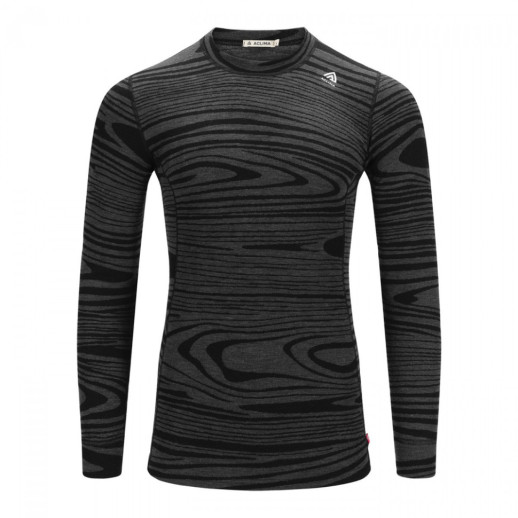 Термокофта чол. Aclima WarmWool 200 Crew Neck M's Black Motion XXL