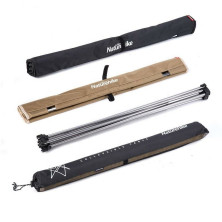 Стіл складаний Naturehike NH20JJ020, 1680D Oxford /алюміній, Розмір L, Чорний