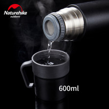 Термос Naturehike NH17S020-B, 600 мл, чорний