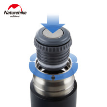 Термос Naturehike NH17S020-B, 600 мл, чорний